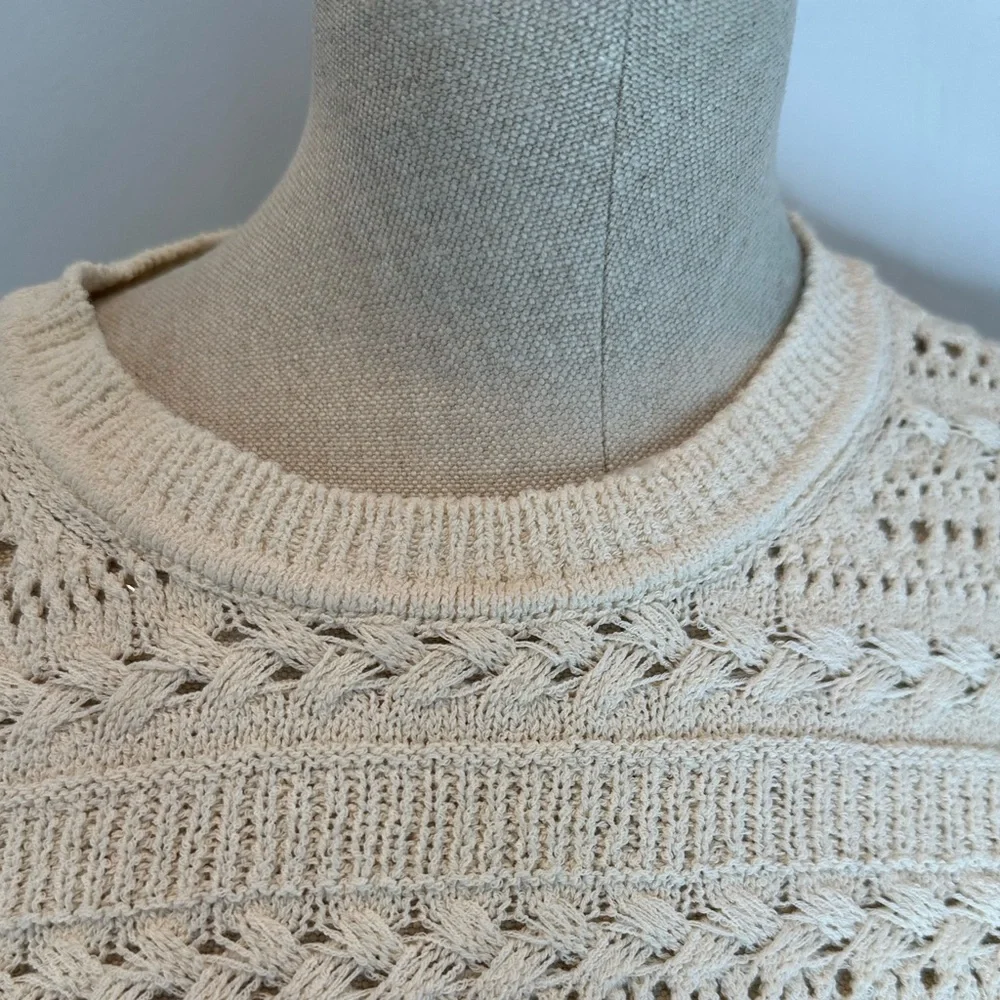 Madewell Scalloped-Trim Sweater Tee - Picture 5 of 9